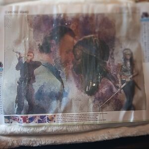 The Walking Dead - Rick And Michonne Diamond Art Kit 30x40
